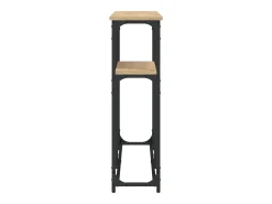 Mesa consola madera de ingeniería roble Sonoma 145x22,5x75 cm ES838591