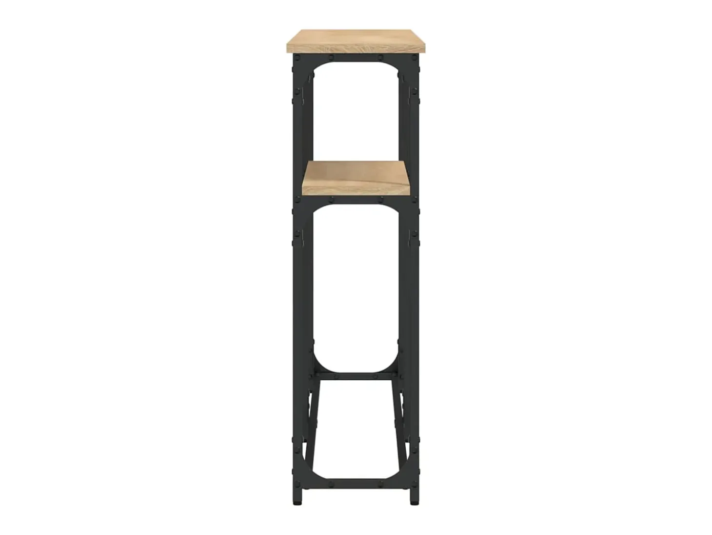Mesa consola madera de ingeniería roble Sonoma 145x22,5x75 cm ES838591