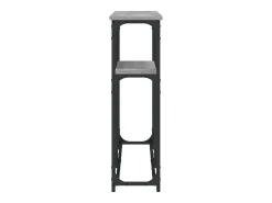 Mesa consola madera de ingeniería gris Sonoma 145x22,5x75 cm