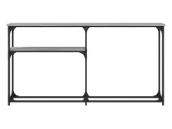 Mesa consola madera de ingeniería gris Sonoma 145x22,5x75 cm