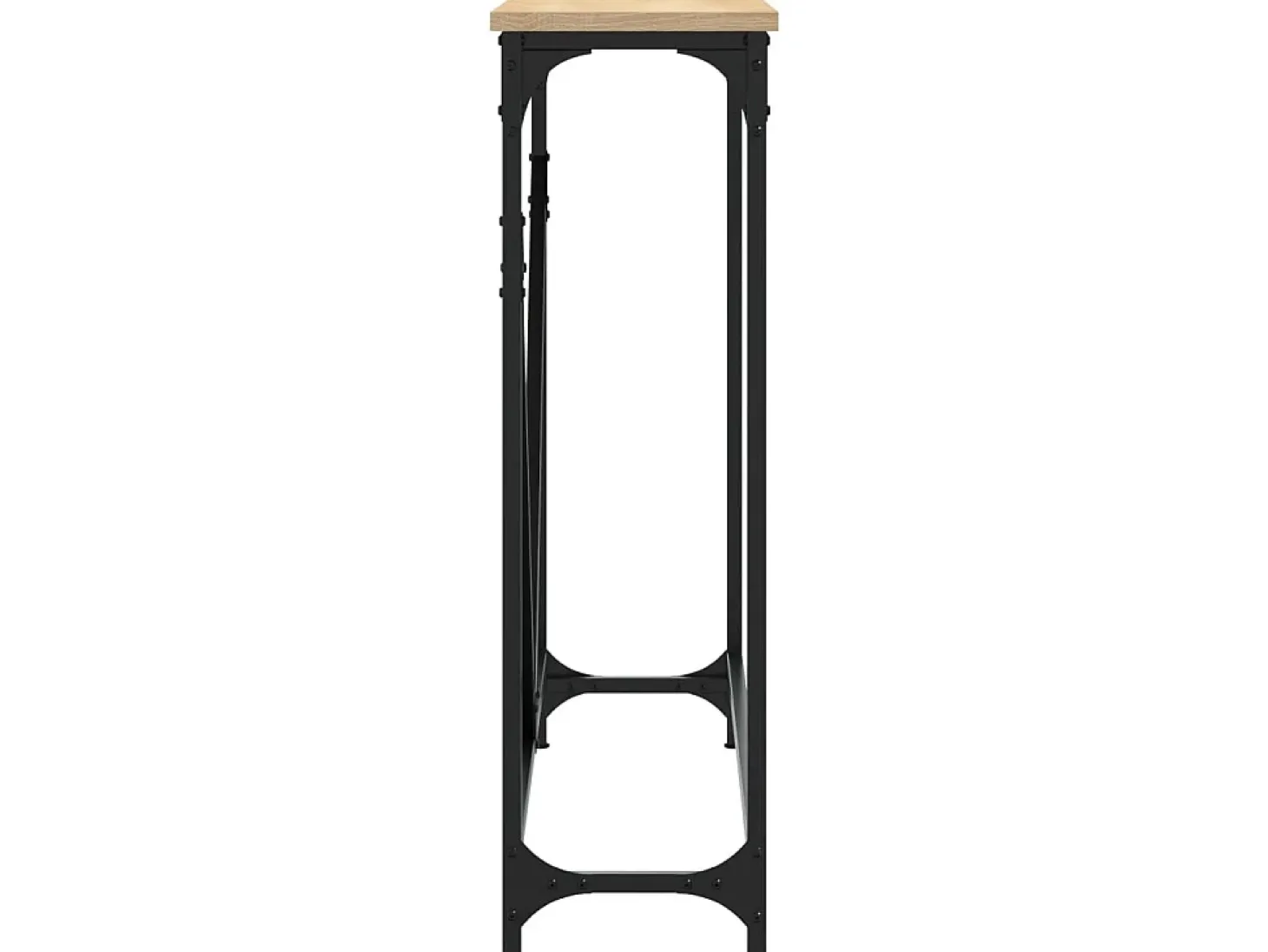 Mesa consola madera de ingeniería roble Sonoma 102x22,5x75 cm ES382918