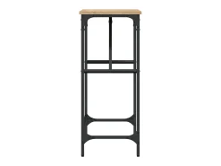 Mesa consola madera de ingeniería roble Sonoma 75x32x75 cm ES945301
