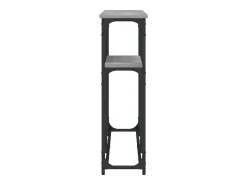 Mesa consola madera de ingeniería gris Sonoma 145x22,5x75 cm ES275187