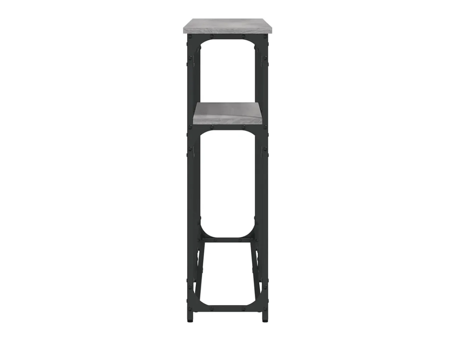 Mesa consola madera de ingeniería gris Sonoma 145x22,5x75 cm ES275187