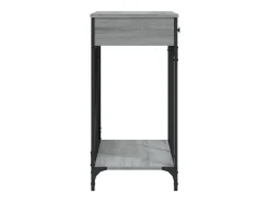 Mesa consola madera de ingeniería gris Sonoma 100x39x78,5 cm