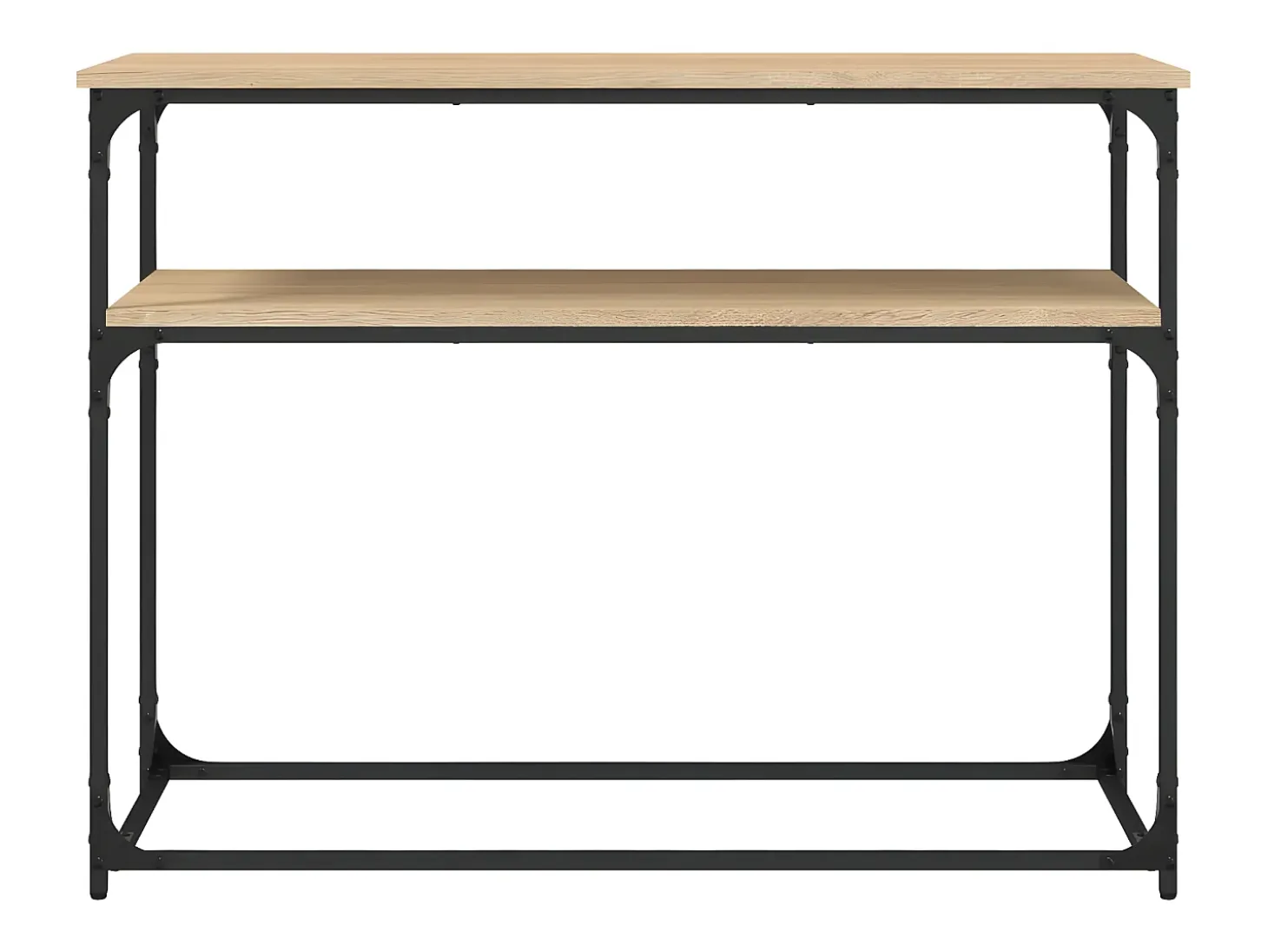 Mesa consola madera de ingeniería roble Sonoma 100x35,5x75 cm
