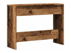 Mesa consola madera ingeniería madera envejecida 100x35x76,5 cm