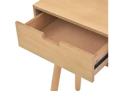 Mesa consola Madera maciza de pino 80 x 30 x 72 cm Marrón