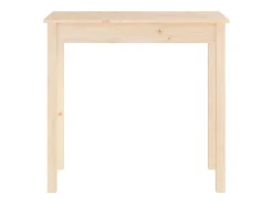 Mesa consola madera maciza de pino 80x40x75 cm