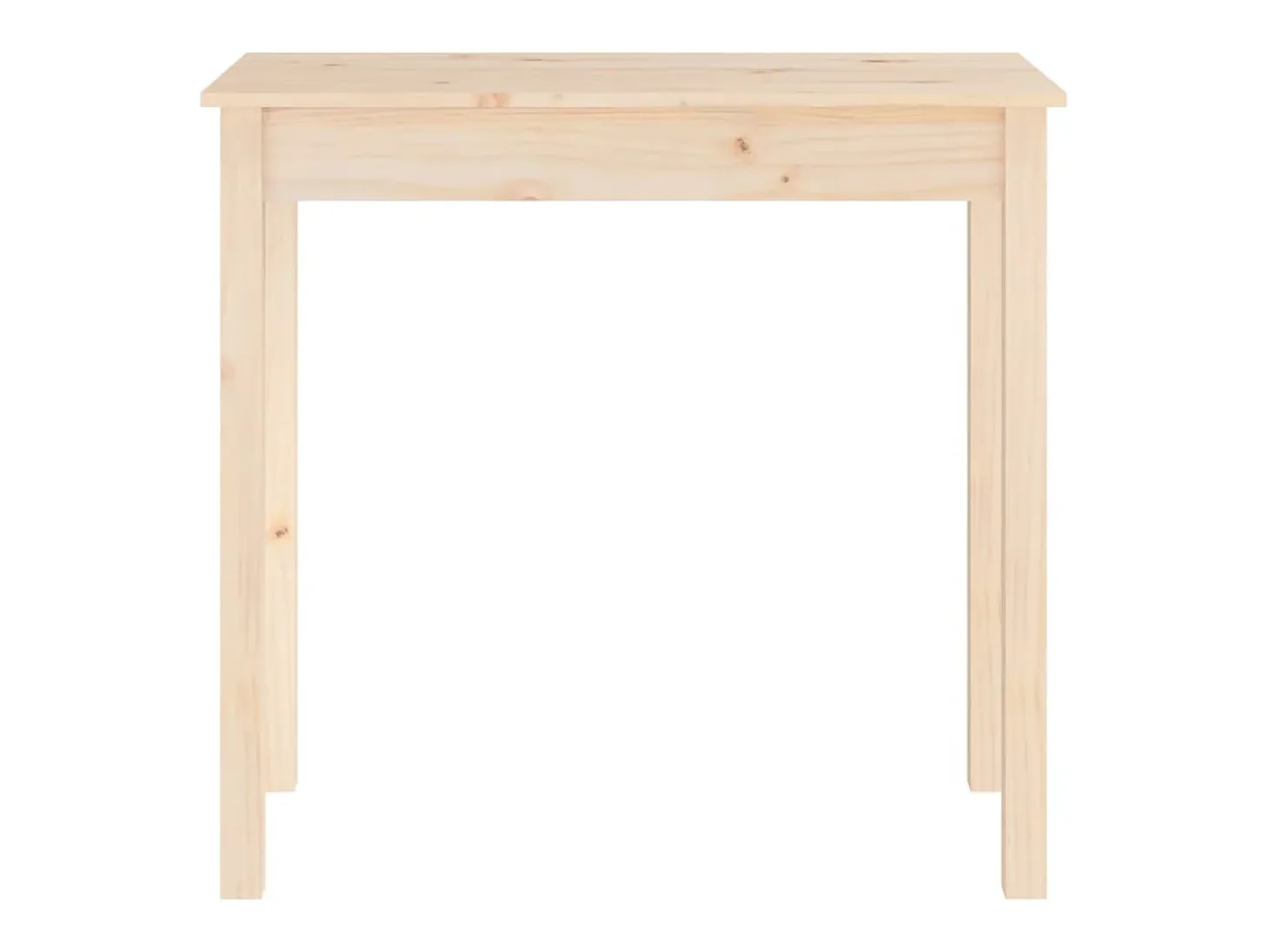 Mesa consola madera maciza de pino 80x40x75 cm