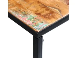 Mesa consola Madera maciza recuperada 110x35x76 cm