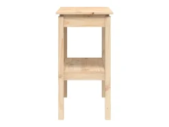 Mesa consola madera maciza de pino 80x40x75 cm