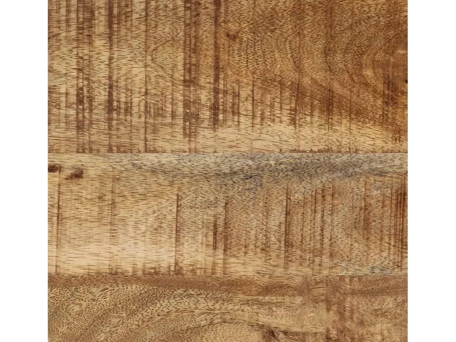 Mesa consola madera maciza de mango rugosa 70x35x70 cm