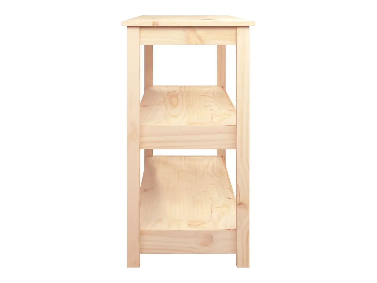 Mesa consola madera maciza de pino 110x40x74 cm
