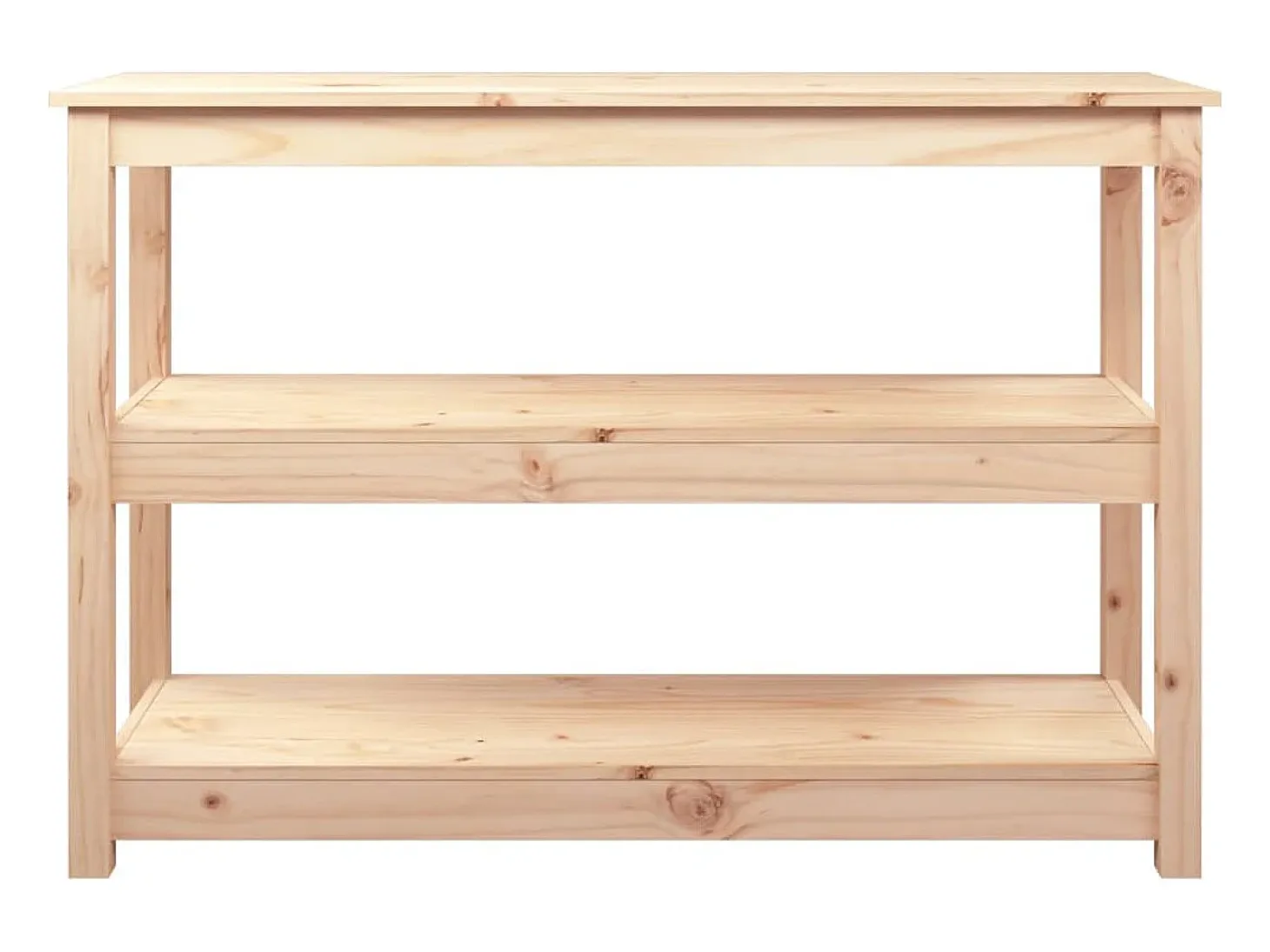 Mesa consola madera maciza de pino 110x40x74 cm
