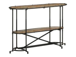 Mesa consola madera maciza reciclada 110x42x76 cm