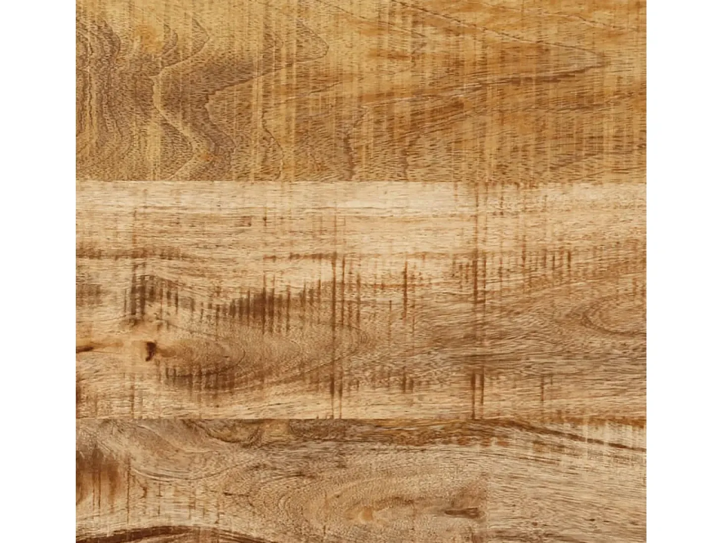 Mesa consola madera maciza de mango rugosa 110x35x76 cm