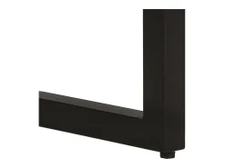 Mesa consola madera maciza de mango rugosa 110x35x76 cm