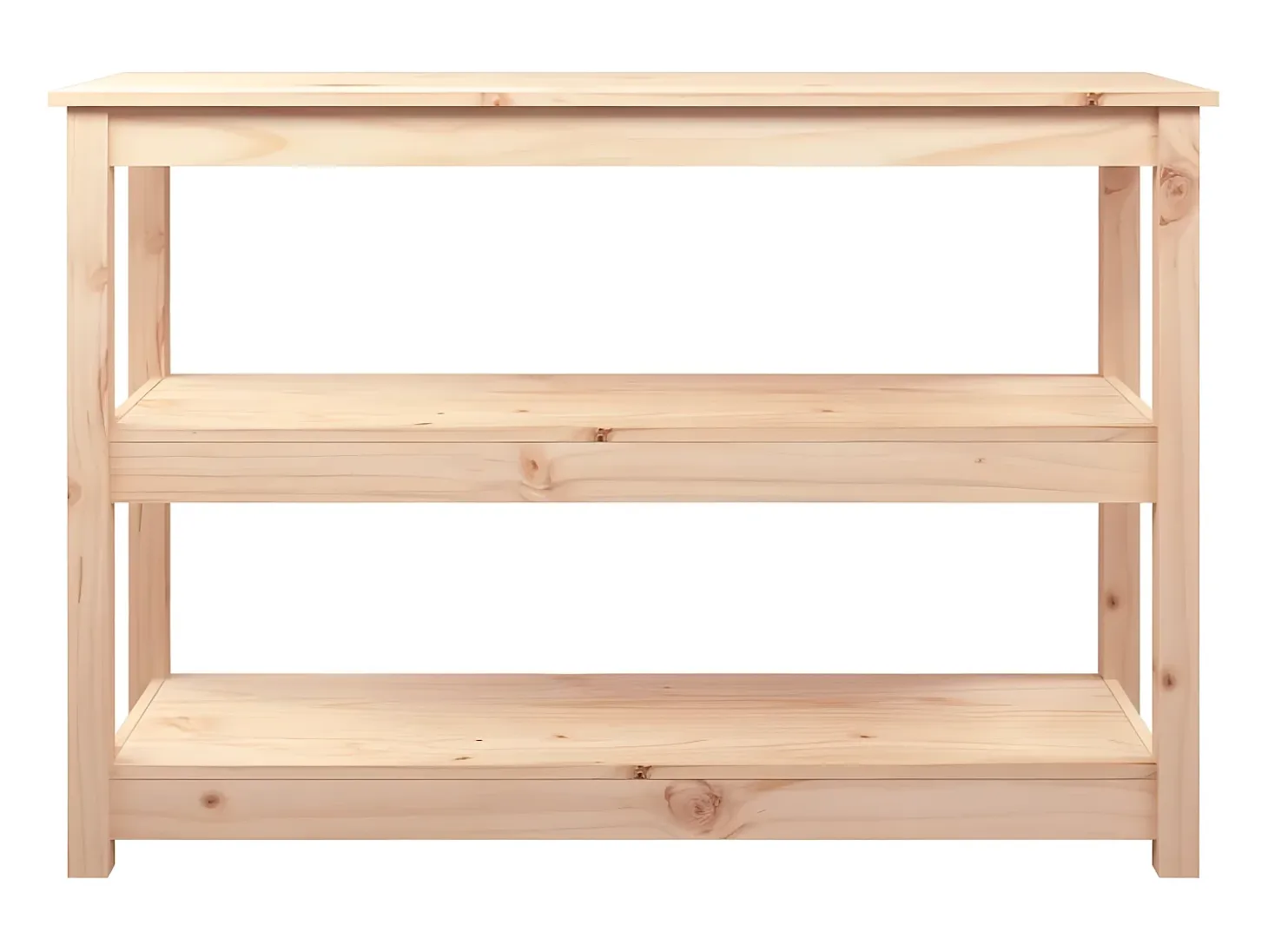 Mesa consola madera maciza de pino 110x40x74 cm ES670038