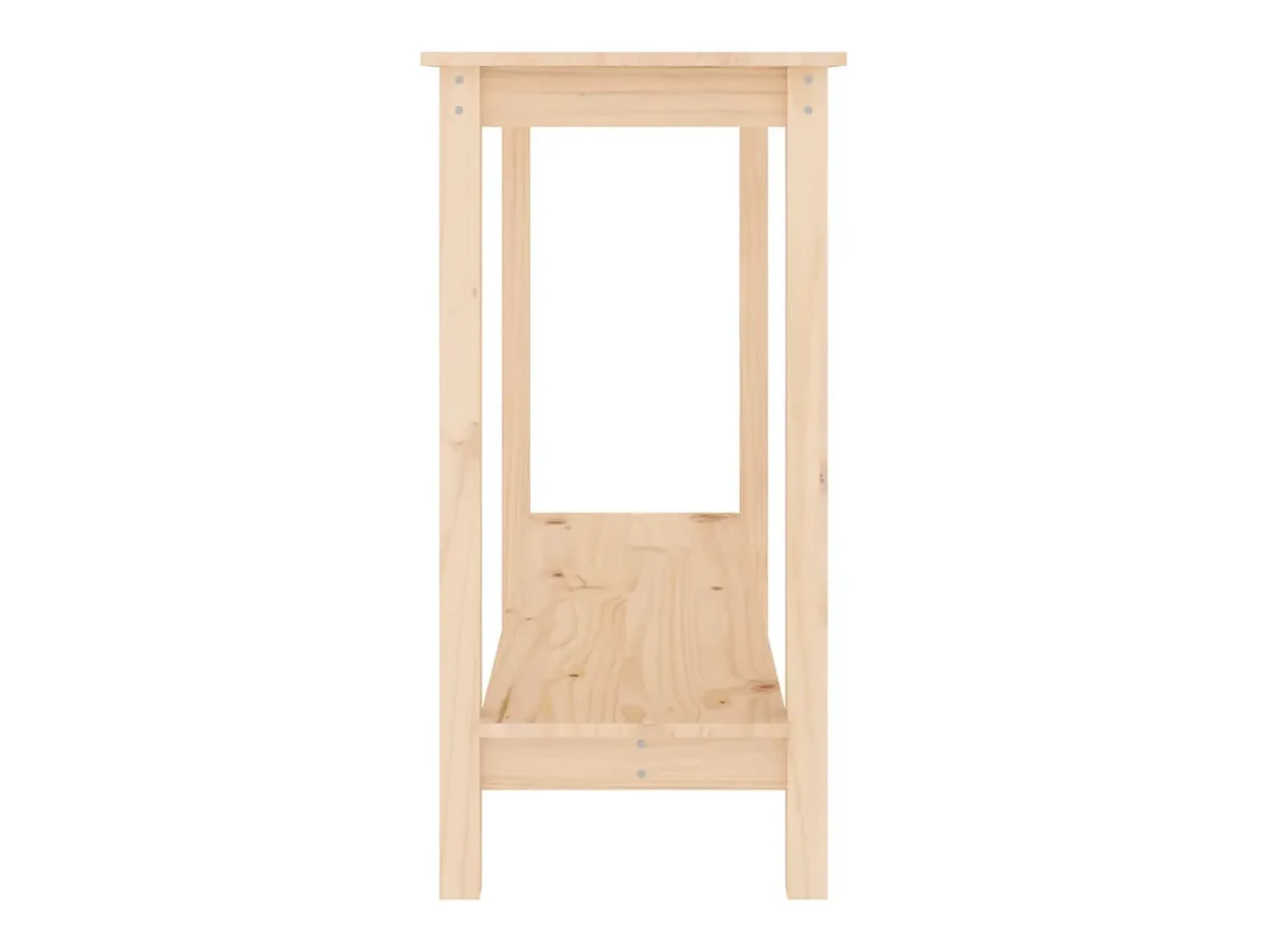 Mesa consola madera maciza de pino 110x40x80 cm