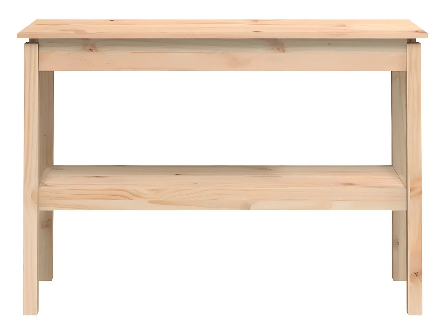 Mesa consola madera maciza de pino 110x40x75 cm ES314043