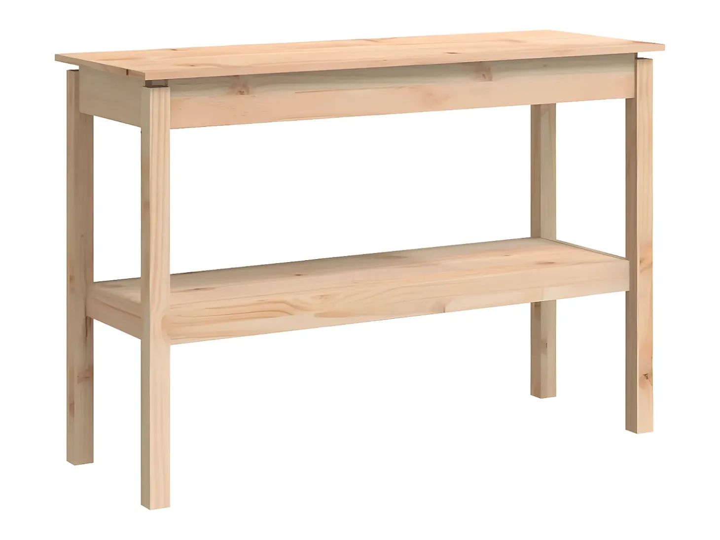 Mesa consola madera maciza de pino 110x40x75 cm ES314043