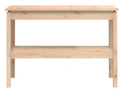 Mesa consola madera maciza de pino 110x40x75 cm ES314043