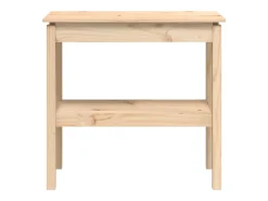 Mesa consola madera maciza de pino 80x40x75 cm