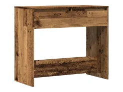 Mesa consola madera vieja 89x41x76,5 cm madera de ingeniería