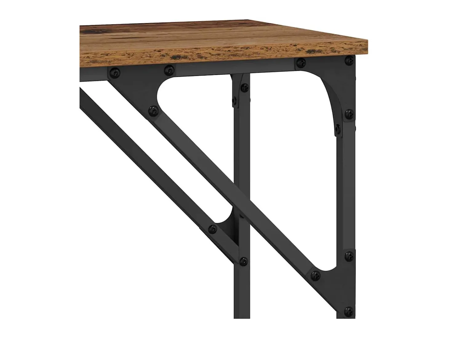 Mesa Consola Madera vieja 140 x 29 x 75 cm Madera contrachapada