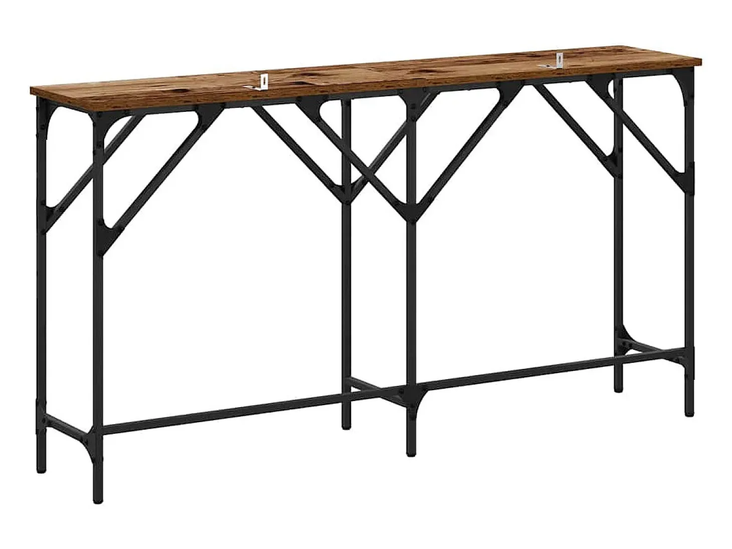 Mesa Consola Madera vieja 140 x 29 x 75 cm Madera contrachapada