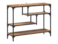 Mesa Consola Madera vieja 100 x 30 x 75 cm Madera contrachapada