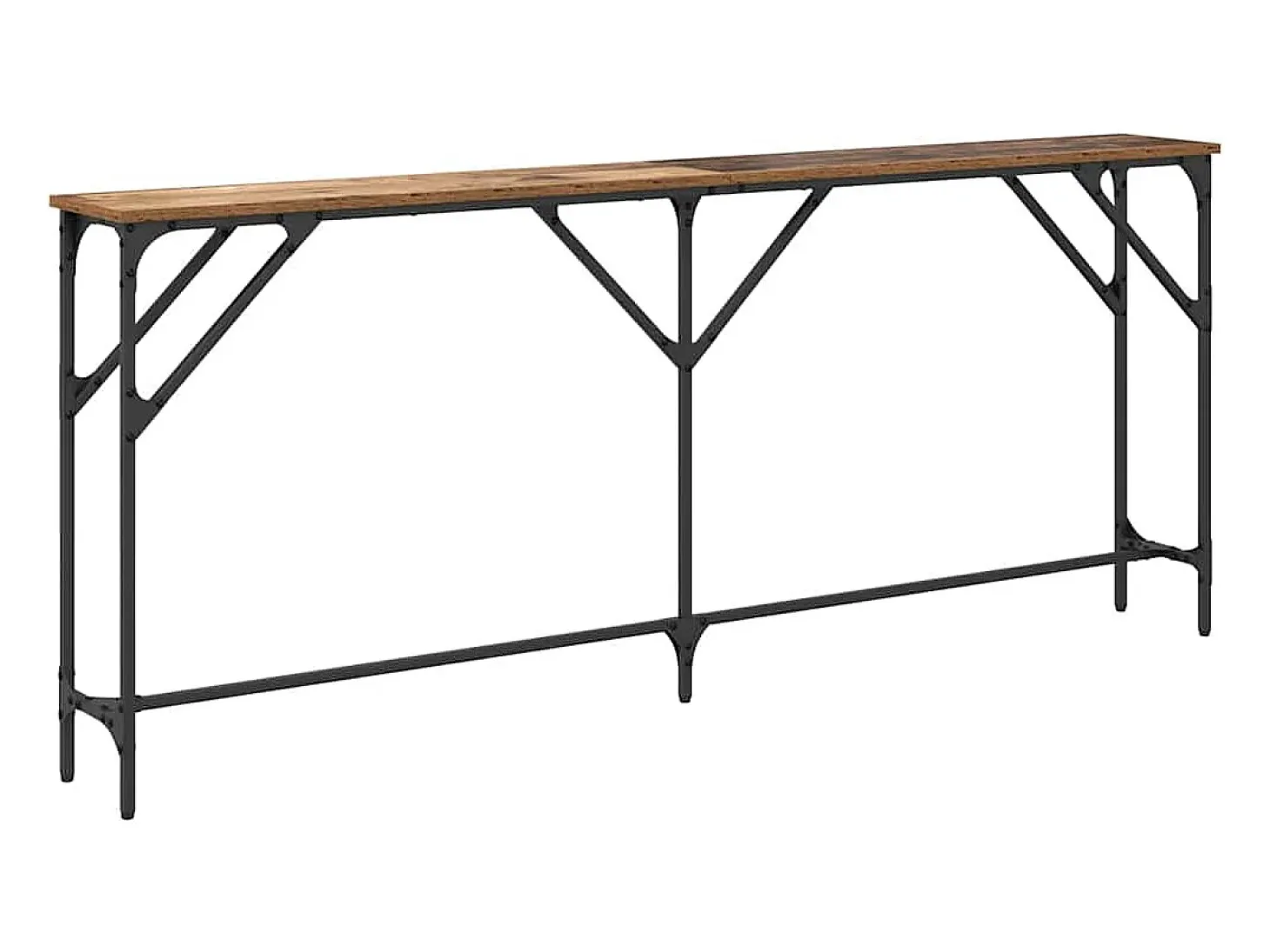 Mesa Consola Madera Vieja 180 x 23 x 75 cm