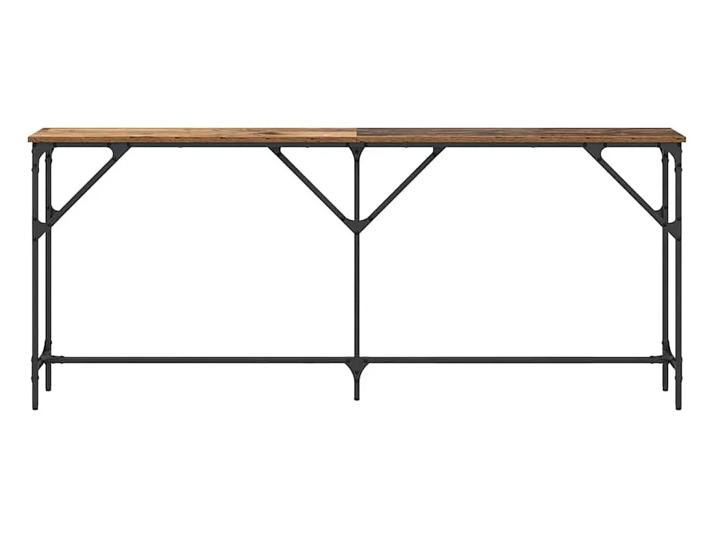 Mesa Consola Madera Vieja 180 x 23 x 75 cm