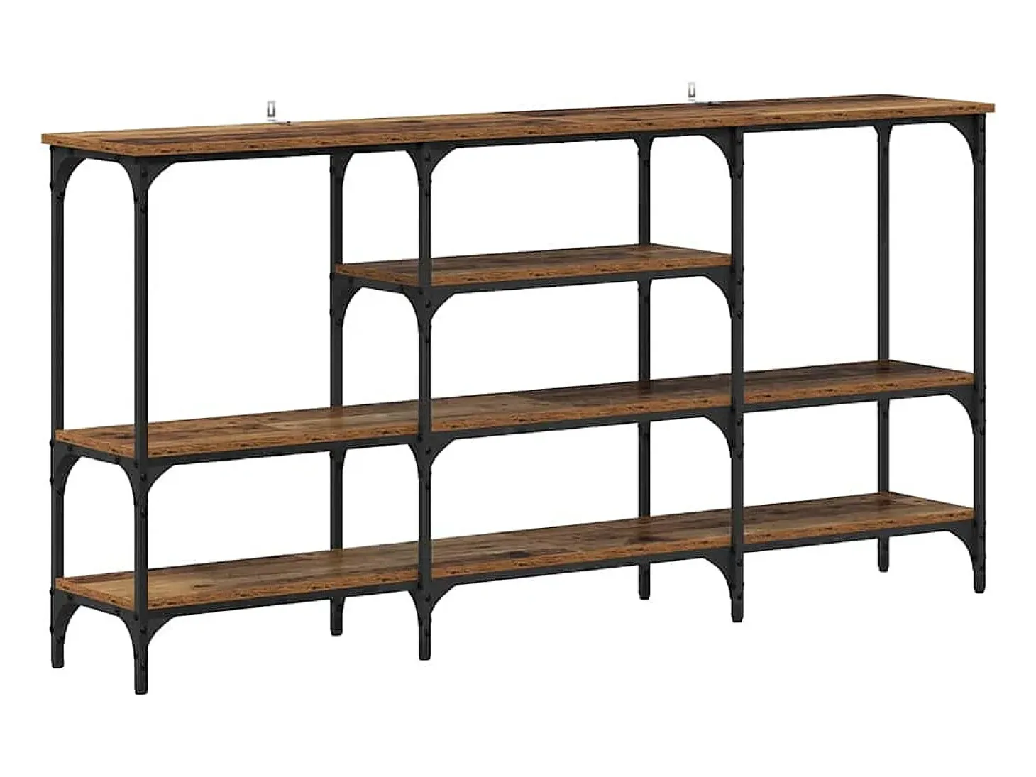Mesa Consola Madera vieja 160 x 29 x 80 cm Madera contrachapada