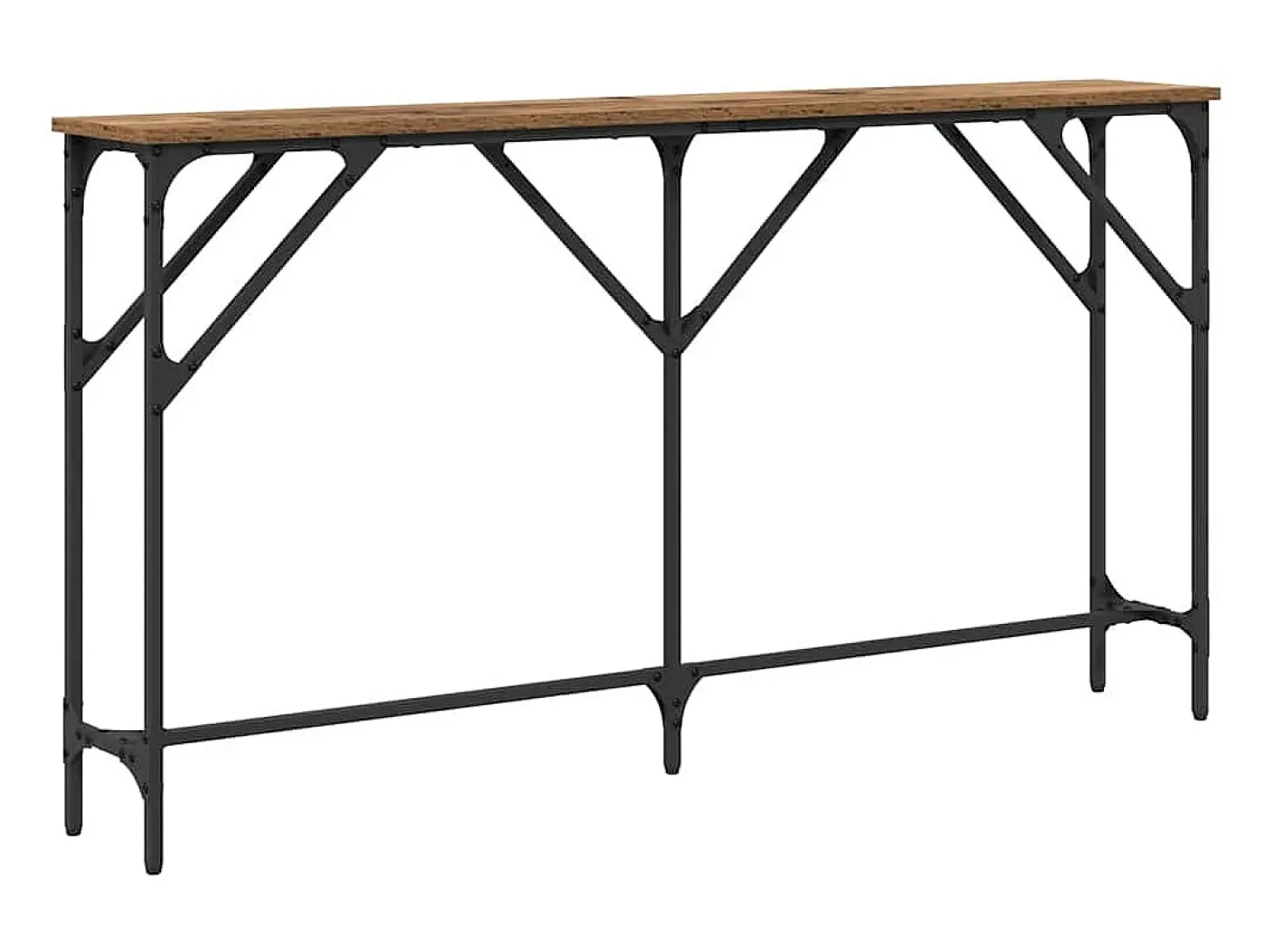 Mesa Consola Madera Vieja 140 x 23 x 75 cm