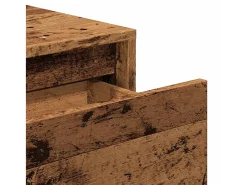 Mesa consola madera vieja 100x35x76,5 cm madera de ingeniería