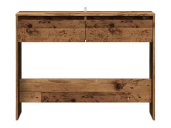 Mesa consola madera vieja 100x35x76,5 cm madera de ingeniería