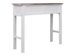 Mesa consola marrón 90 x 30 x 77 cm Madera