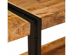 Mesa Consola Marrón 160 x 33 x 75 cm madera maciza de mango