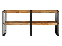 Mesa Consola Marrón 160 x 33 x 75 cm madera maciza de mango