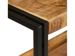 Mesa Consola Marrón 160 x 33 x 75 cm madera maciza de mango