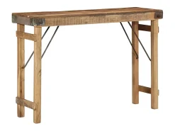 Mesa Consola Marrón 110 x 35 x 76 cm Madera maciza recuperada