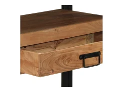 Mesa Consola Marrón 120 x 33 x 75 cm madera maciza de acacia