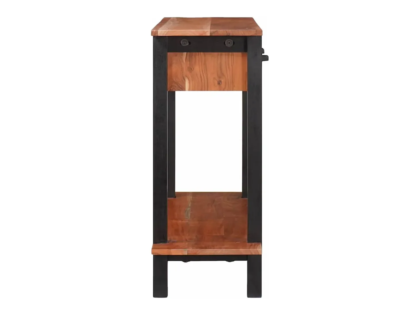 Mesa Consola Marrón 110 x 30 x 75 cm madera maciza de acacia