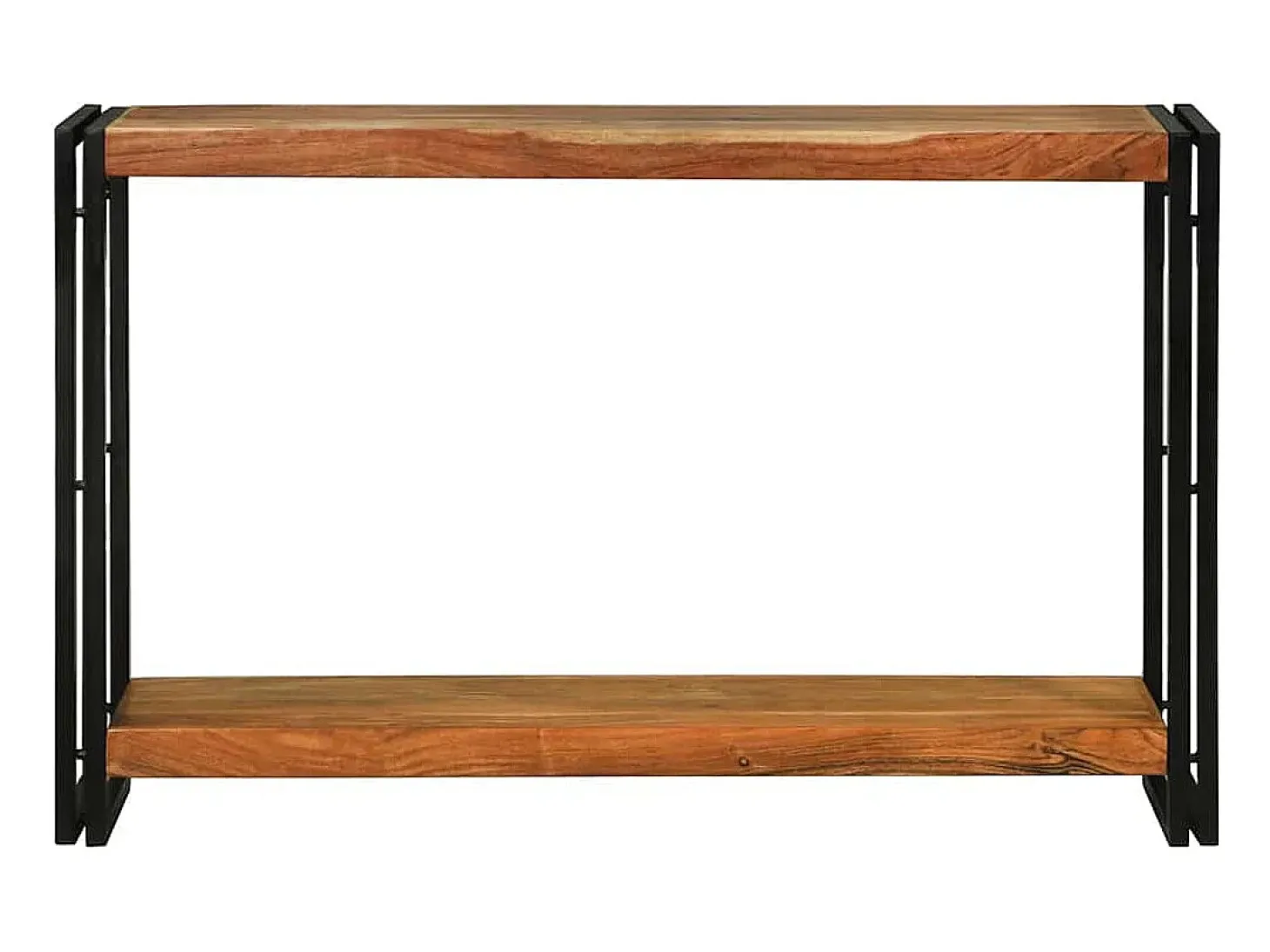 Mesa Consola Marrón 120 x 33 x 75 cm madera maciza de acacia