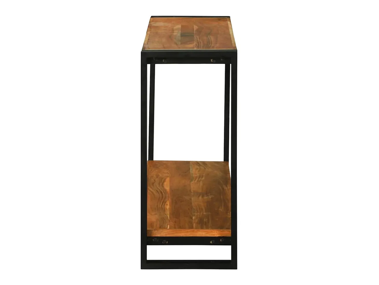 Mesa Consola Marrón 120 x 33 x 75 cm madera maciza de acacia
