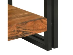 Mesa Consola Marrón 120 x 33 x 75 cm madera maciza de acacia