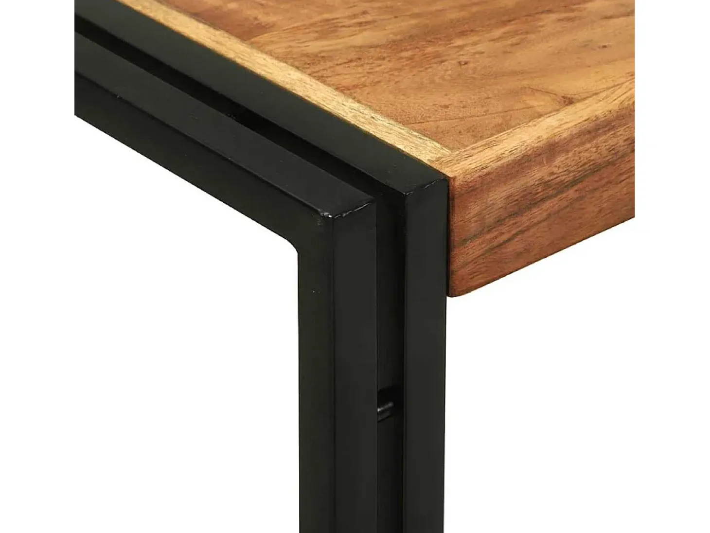 Mesa Consola Marrón 120 x 33 x 75 cm madera maciza de acacia