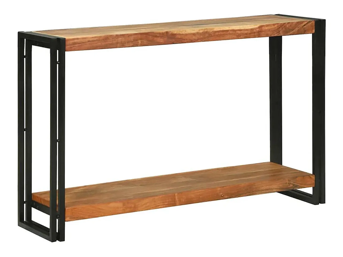 Mesa Consola Marrón 120 x 33 x 75 cm madera maciza de acacia